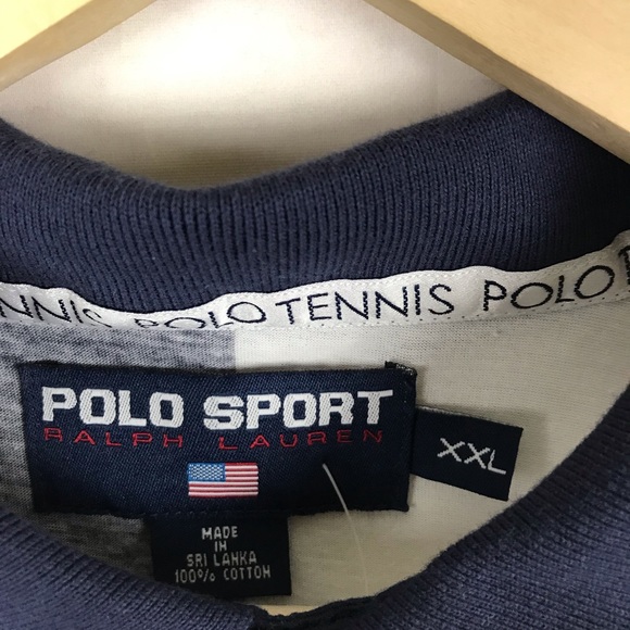 Vintage 1990s Ralph Lauren Polo Tennis Polo Shirt - Picture 3 of 5